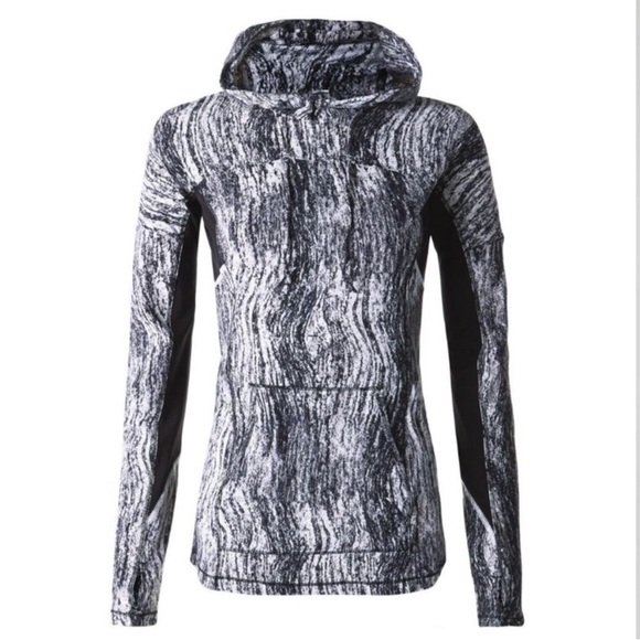 LULULEMON Runbeam Hoodie Heat Wave Print | Size 6 - Picture 16 of 16